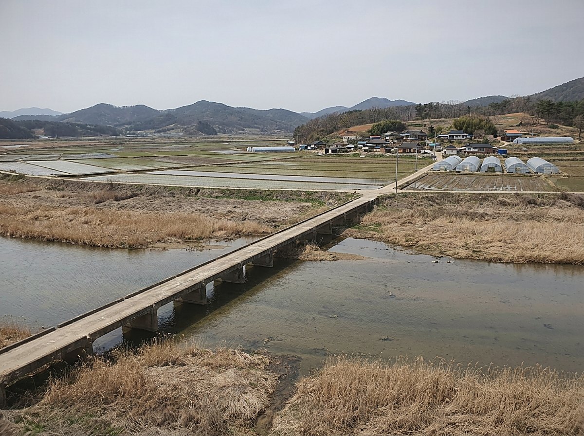 익산시 팔봉·오산 남부 전경